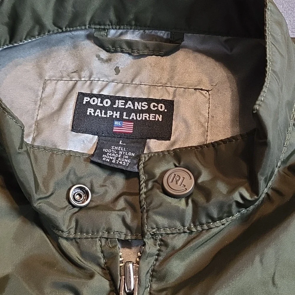 Ralph Lauren‎ Polo Jeans Co. Green Full-Zip Jacket Boys Large